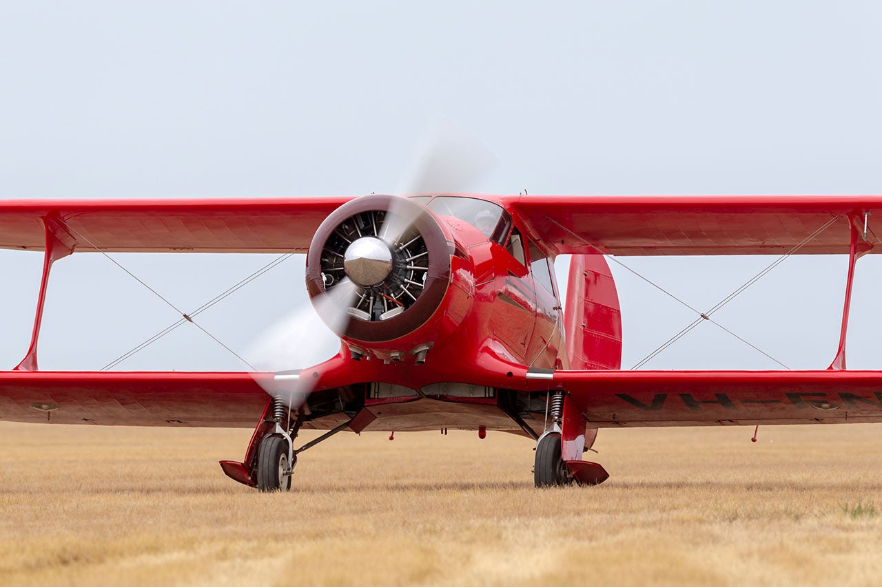 Real wooden airplane on sale