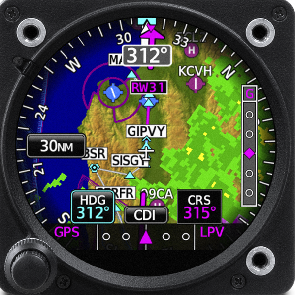 Garmin GI 275 HSI mode