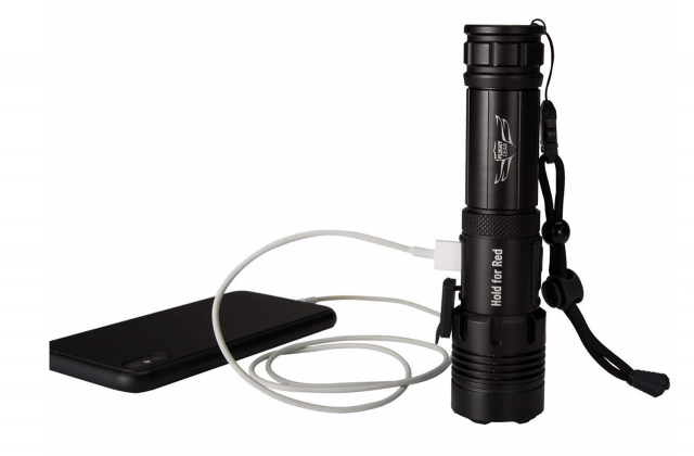 Flight Gear's rugged Rechargeable Flashlight