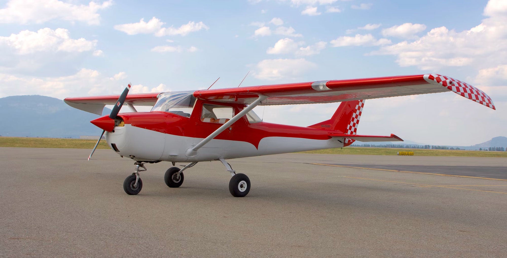 1969 Cessna 150K outside