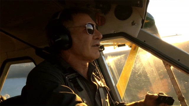 Harrison Ford in Wings Over the Rockies width=