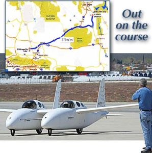 Bert Rutan's Bipod could be an entry (though not confirmed) in the Flying Car Racing event.