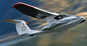 Icon was awarded a weight increase for their A5 seaplane; they will fly at 1,510 pounds. photo courtesy Icon Aircraft