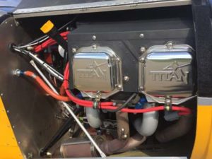 A Titan X-340 engine installed in American Legend's SuperCub.