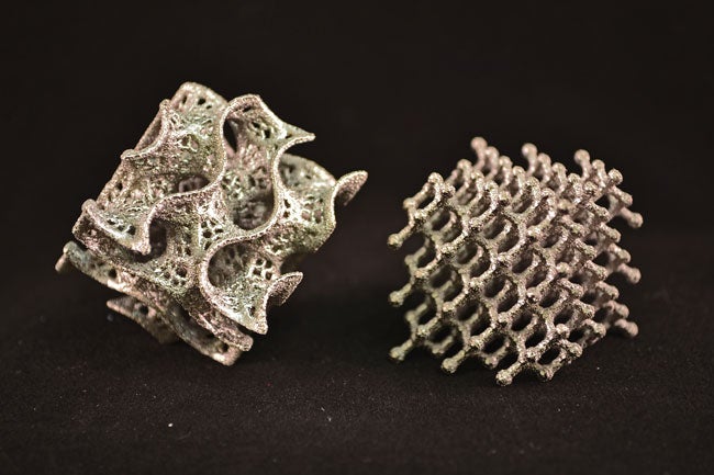 3D Printed Metal Honeycombs