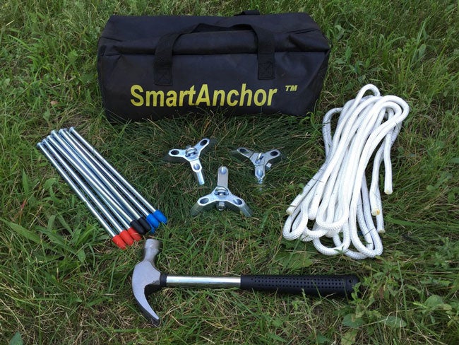 SmartAnchor tie down kit
