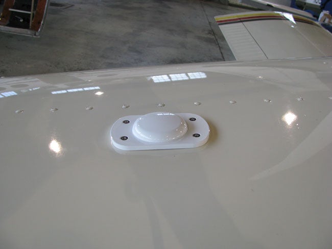 GPS antenna close-up