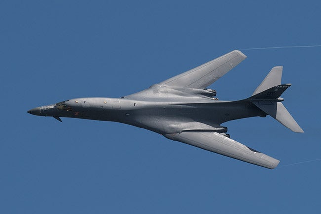 B-1 fly-by