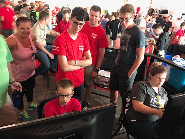 Students at Redbird's STEM Lab