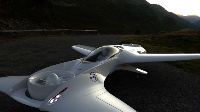 DeLorean DR-7 flying car