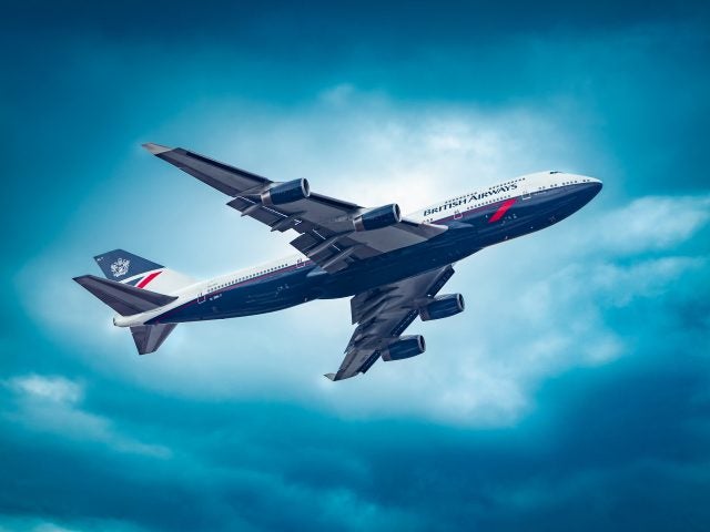 A British Airways 747