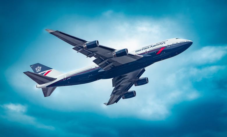 A British Airways 747