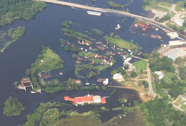 Hurricane Harvey flooding