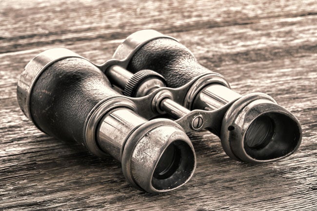 Old binoculars