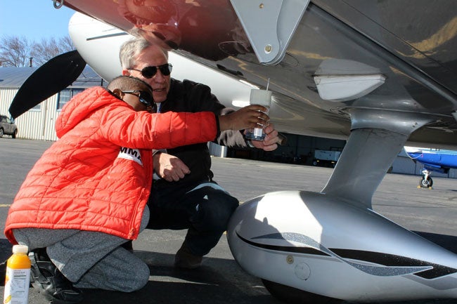 Above the Clouds learning about fuel