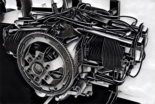 Aircraft piston engines