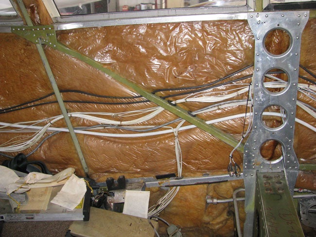 Battery cable routing