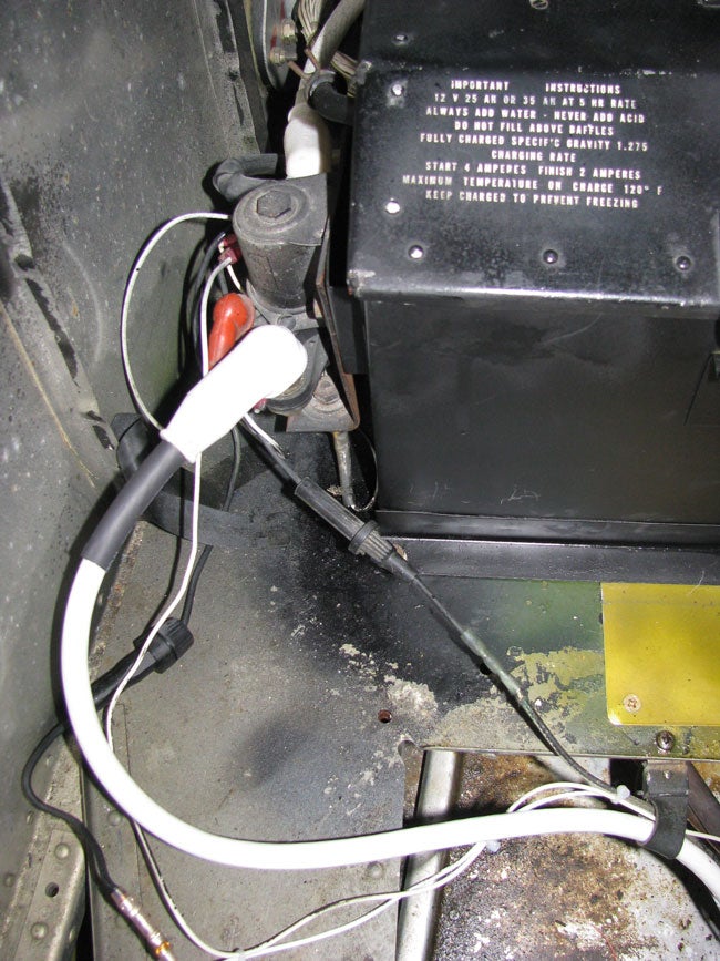 Connection to the master solenoid