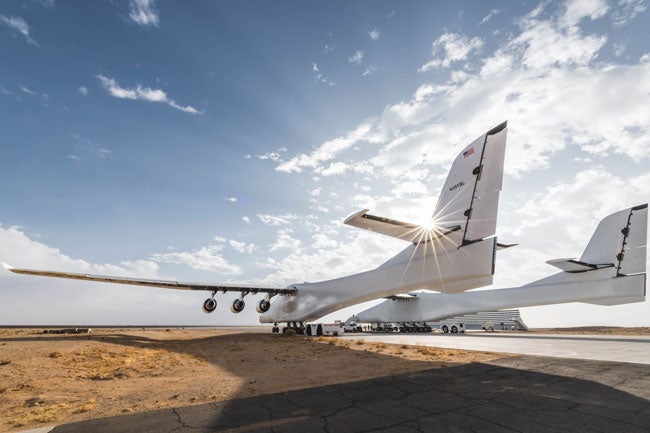 Stratolaunch first taxi test