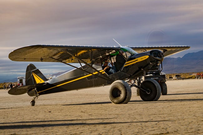 Jake Bunting's Super Cub at the High Sierra Fly-In