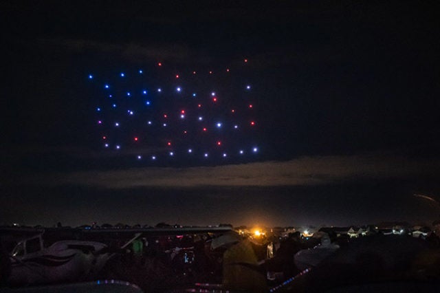 Drones American Flag