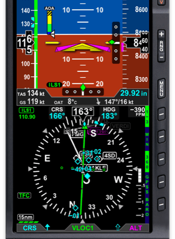 Aspen Avionics Electronic Flight Display