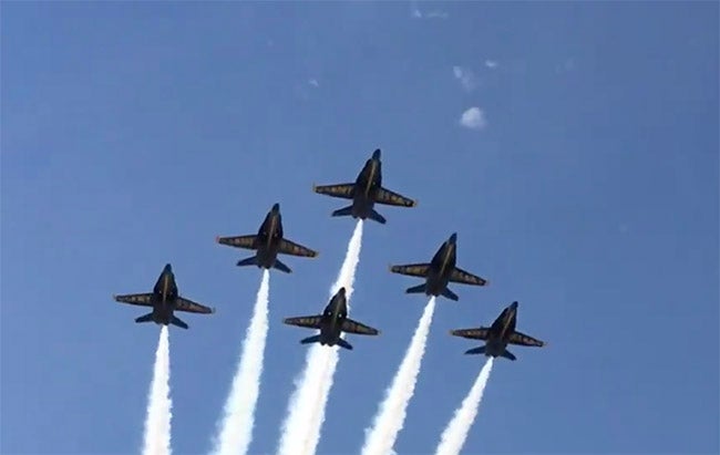 The U.S. Navy Blue Angels