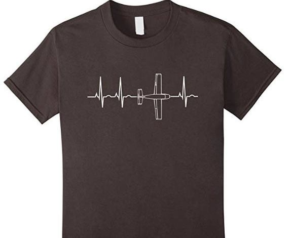 Airplane Heartbeat T-Shirt