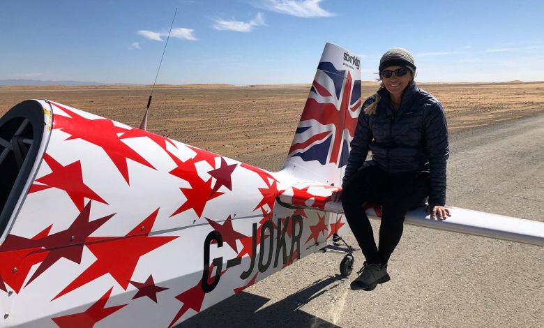 Patty Wagstaff on the Extra 300
