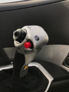The side controller of the Cirrus SF50 Vision Jet.