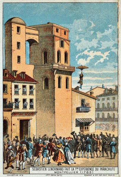 Parachute depiction