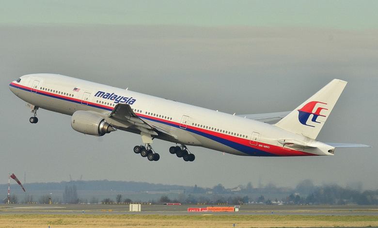 A Boeing 777 from Malaysia Airlines