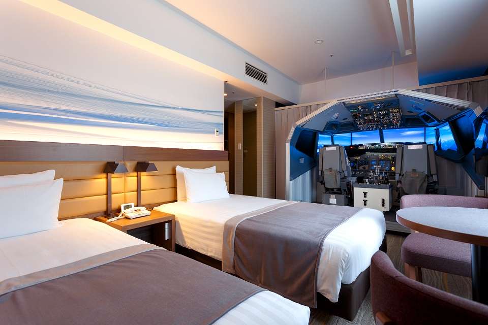Boeing 737 simulator room