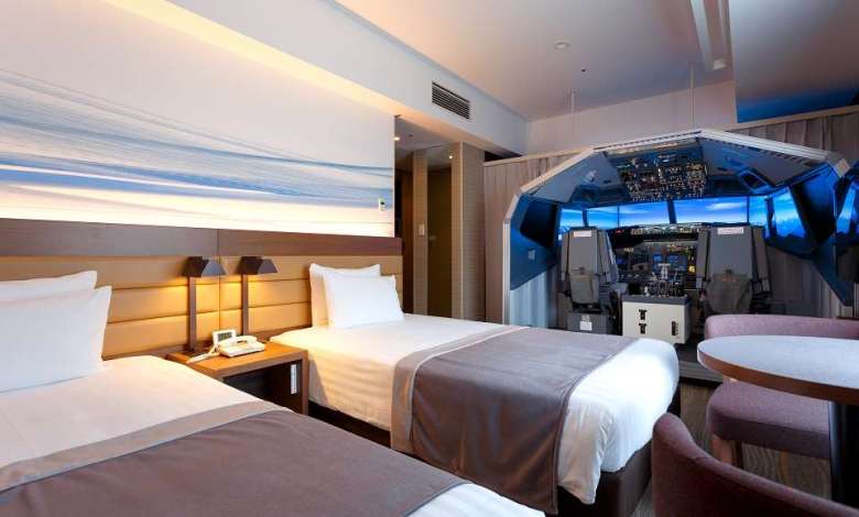 Boeing 737 simulator room