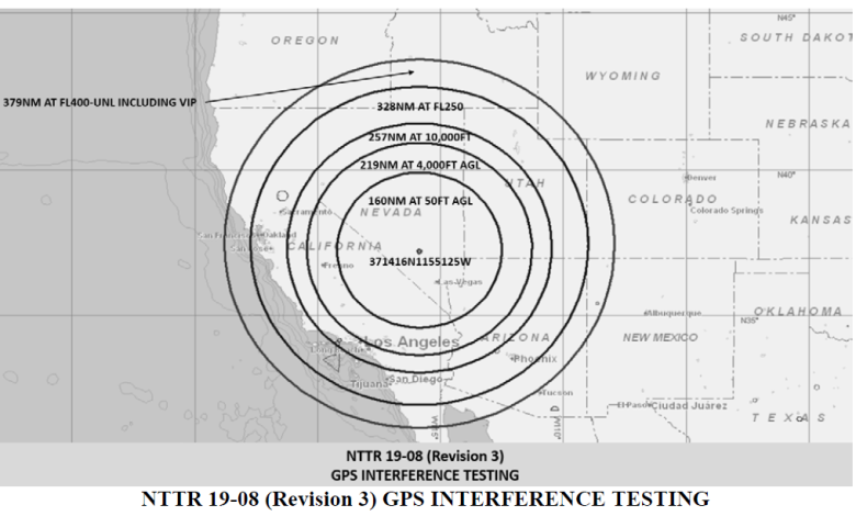 Nevada GPS Test Graphic