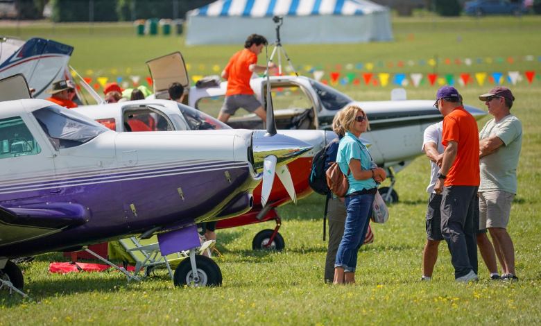 Mooney campers at EAA AirVenture Oshkosh 2019