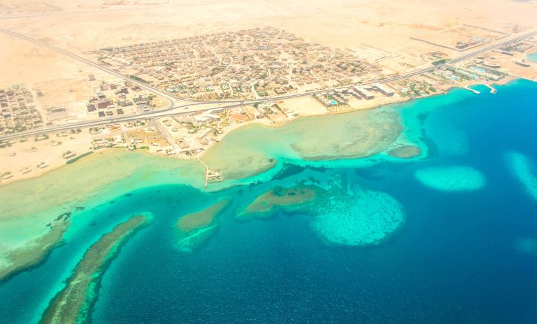 Flying over Egypt