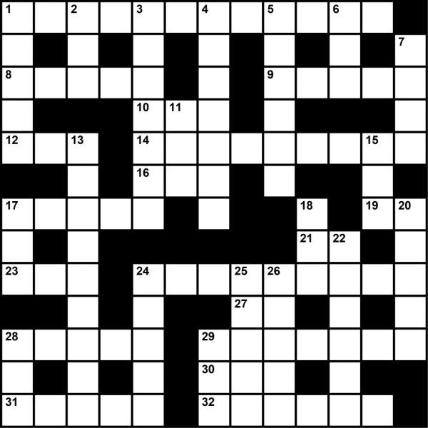 Crossword Puzzle, October 2019