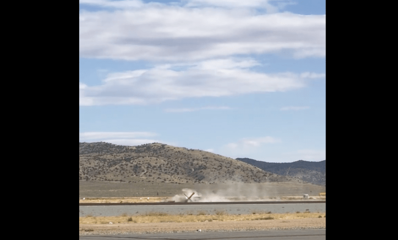 Video footage shows Draco crashing
