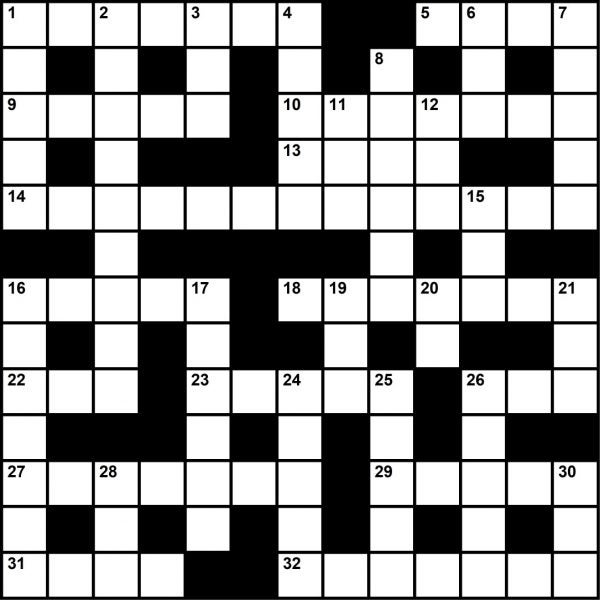 Crossword Puzzle, November 2019