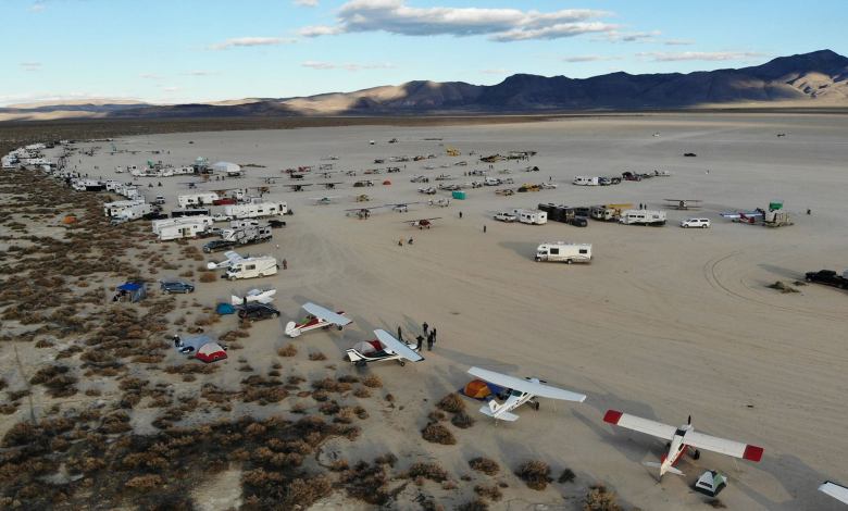 High Sierra Fly-In Dead Cow Overhead