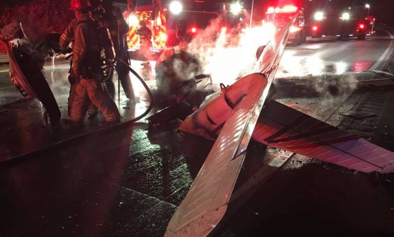 Plane Crash, Modesto, California
