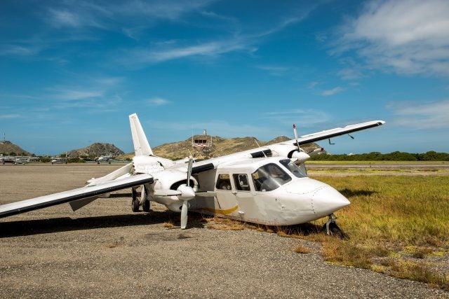 Crashed aircraft