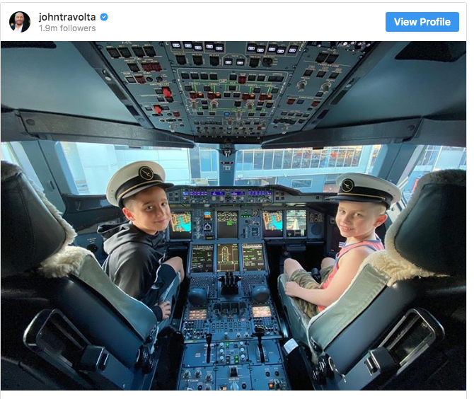 Pilot Ben Travolta