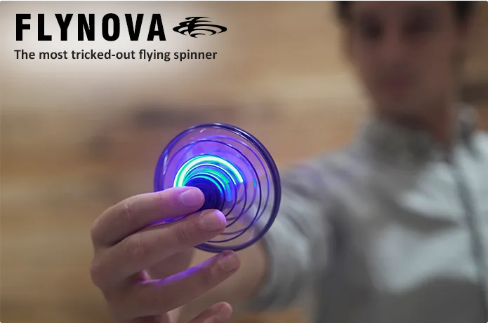 Flynova's flying fidget spinner