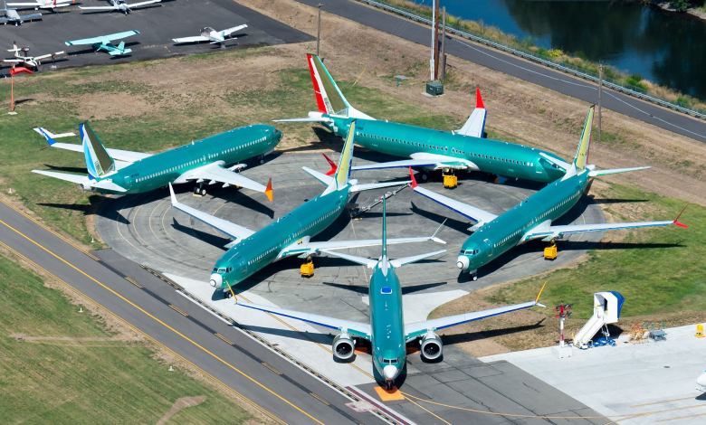 Five Boeing 737 Max Planes