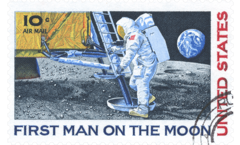 Neil Armstrong Stamp