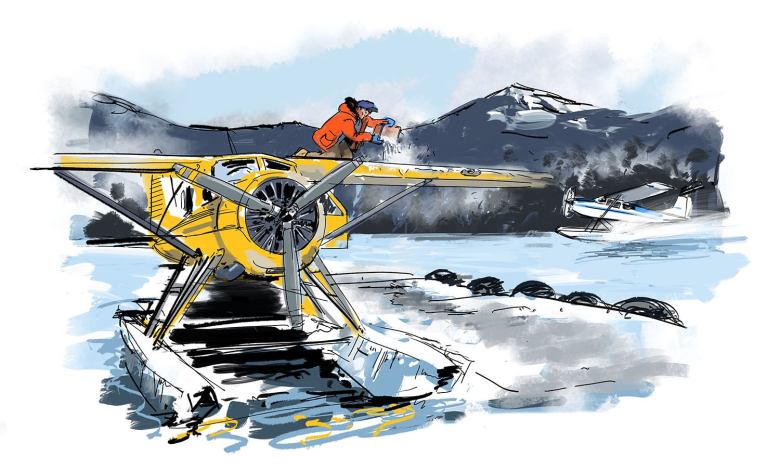Alaska floatplane