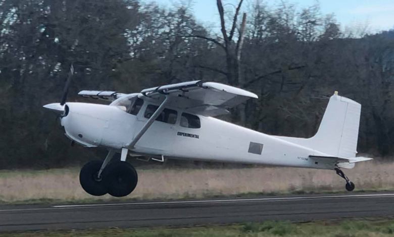 A modified Cessna 175 Skylark