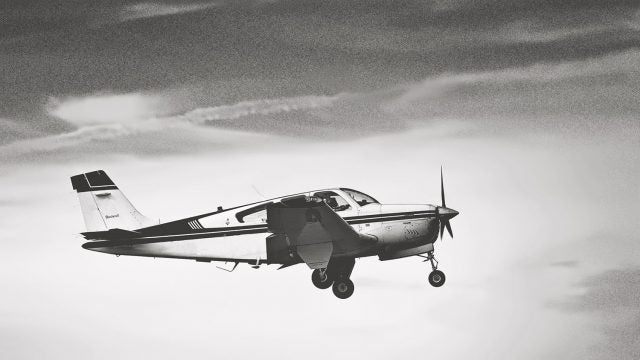 A Beechcraft with Retractable Gear